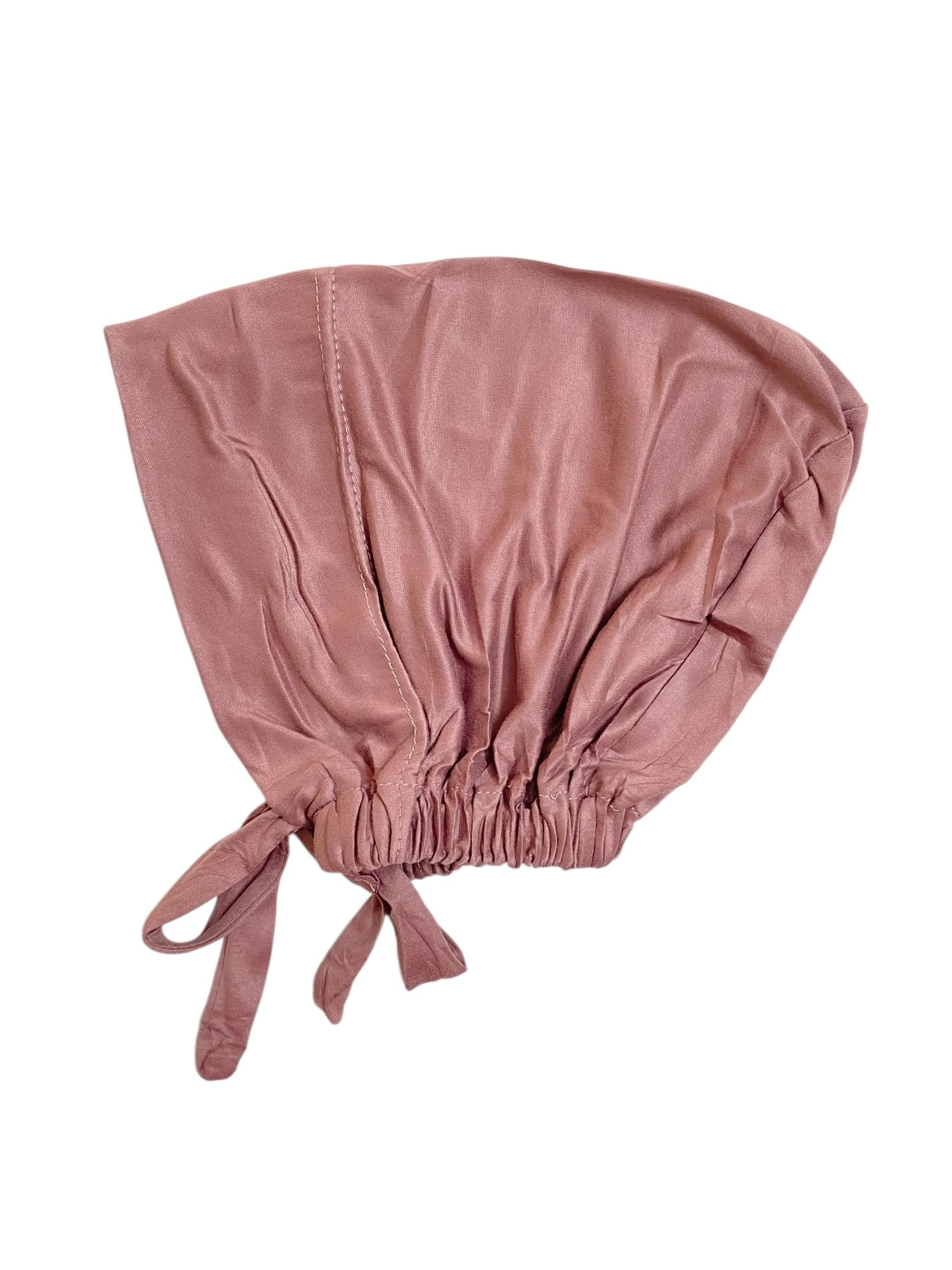 Imported Tie back Full Covered Hijab Cap – Mauve