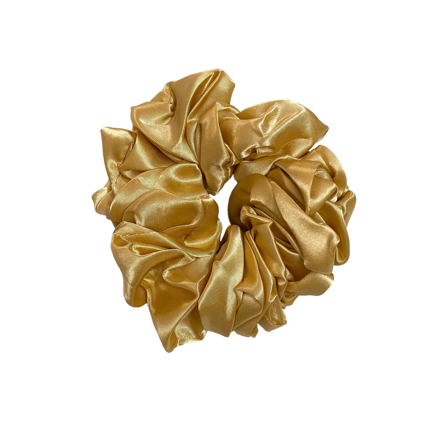 Silk Scrunchies - Light Gold