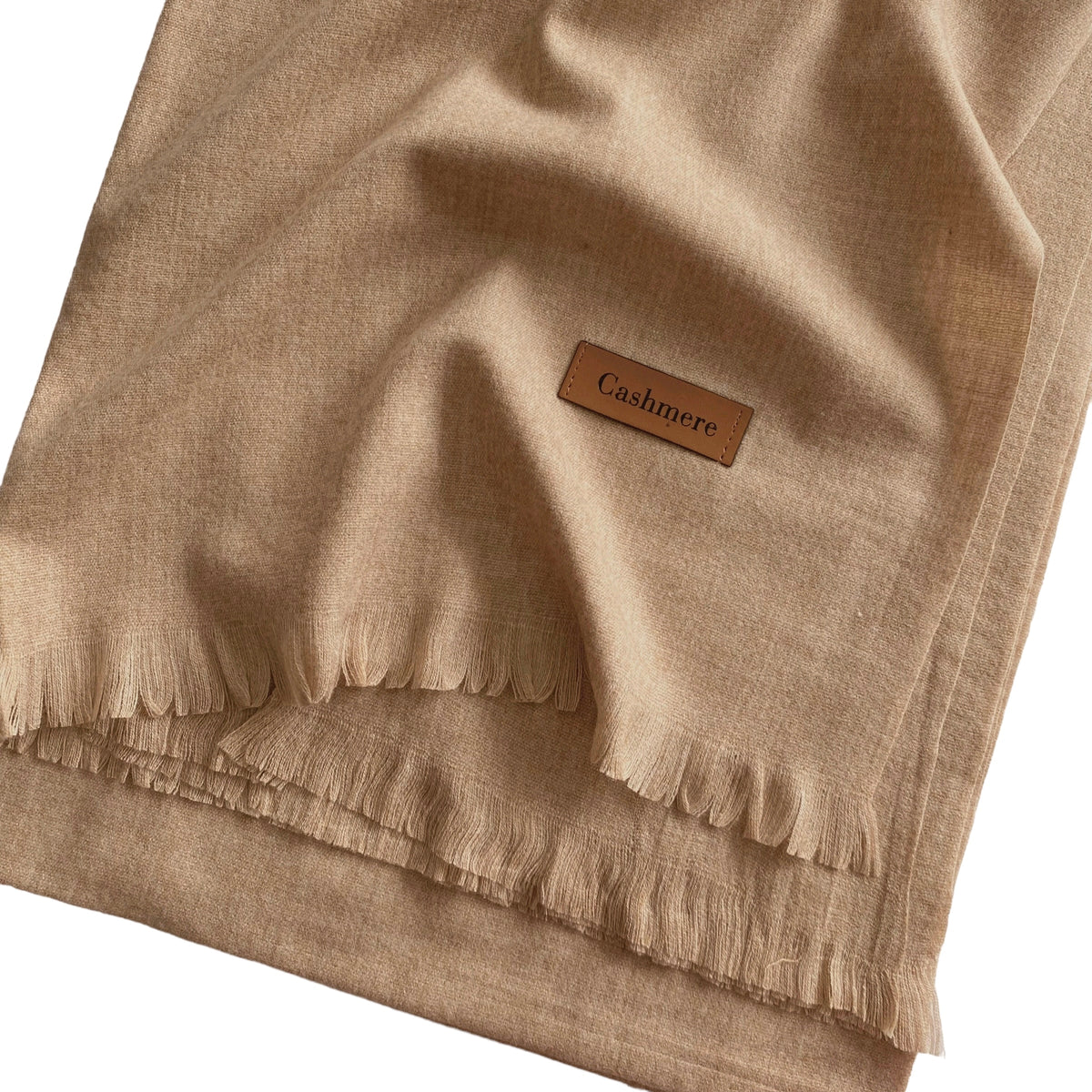 Plain Woolen Cashmere - Sand