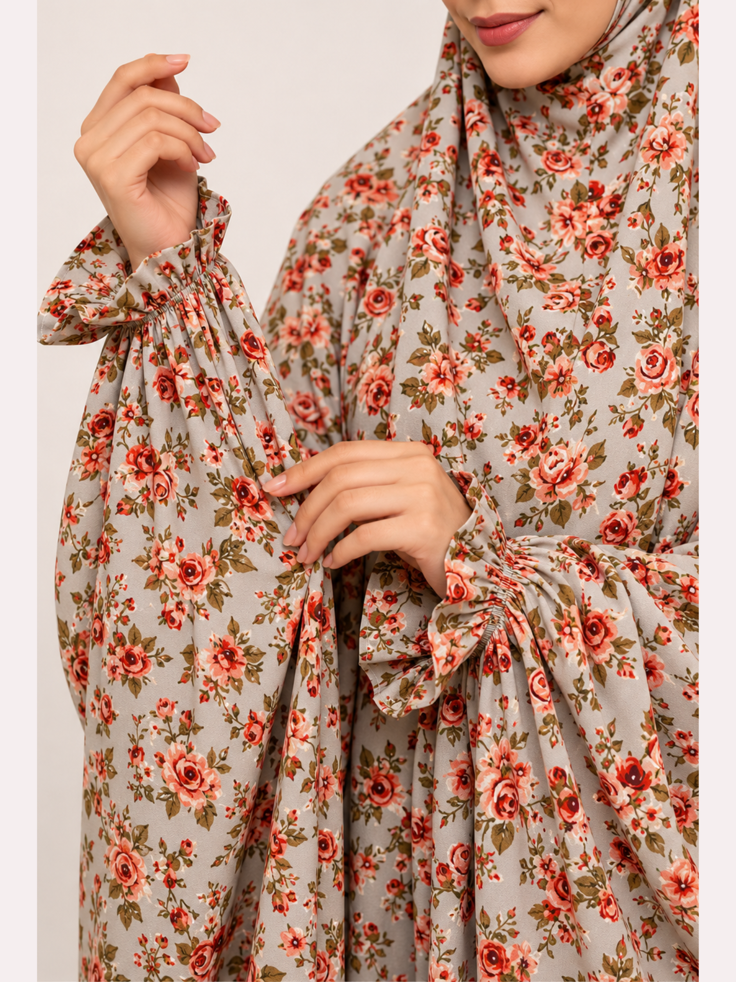 Premium Full Length Namaz Chadar With Sleeves (Imported Fabric)
