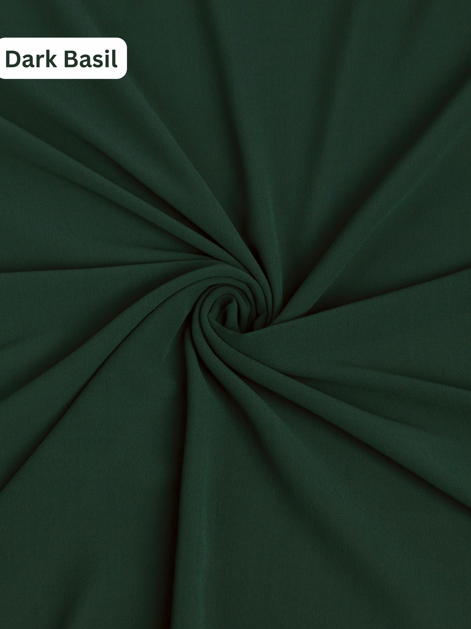 Georgette – Dark Basil