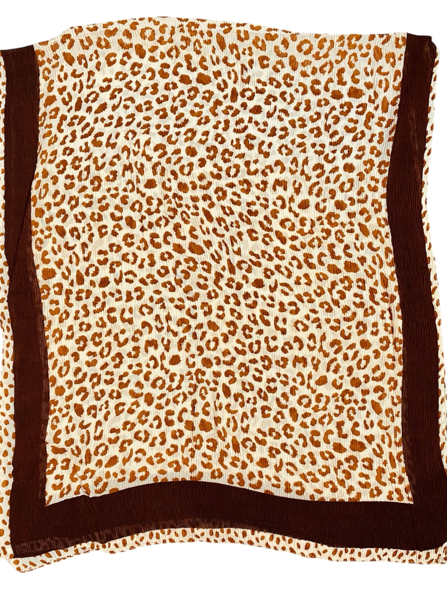 Savannah Pleated Hijab - Chocolate