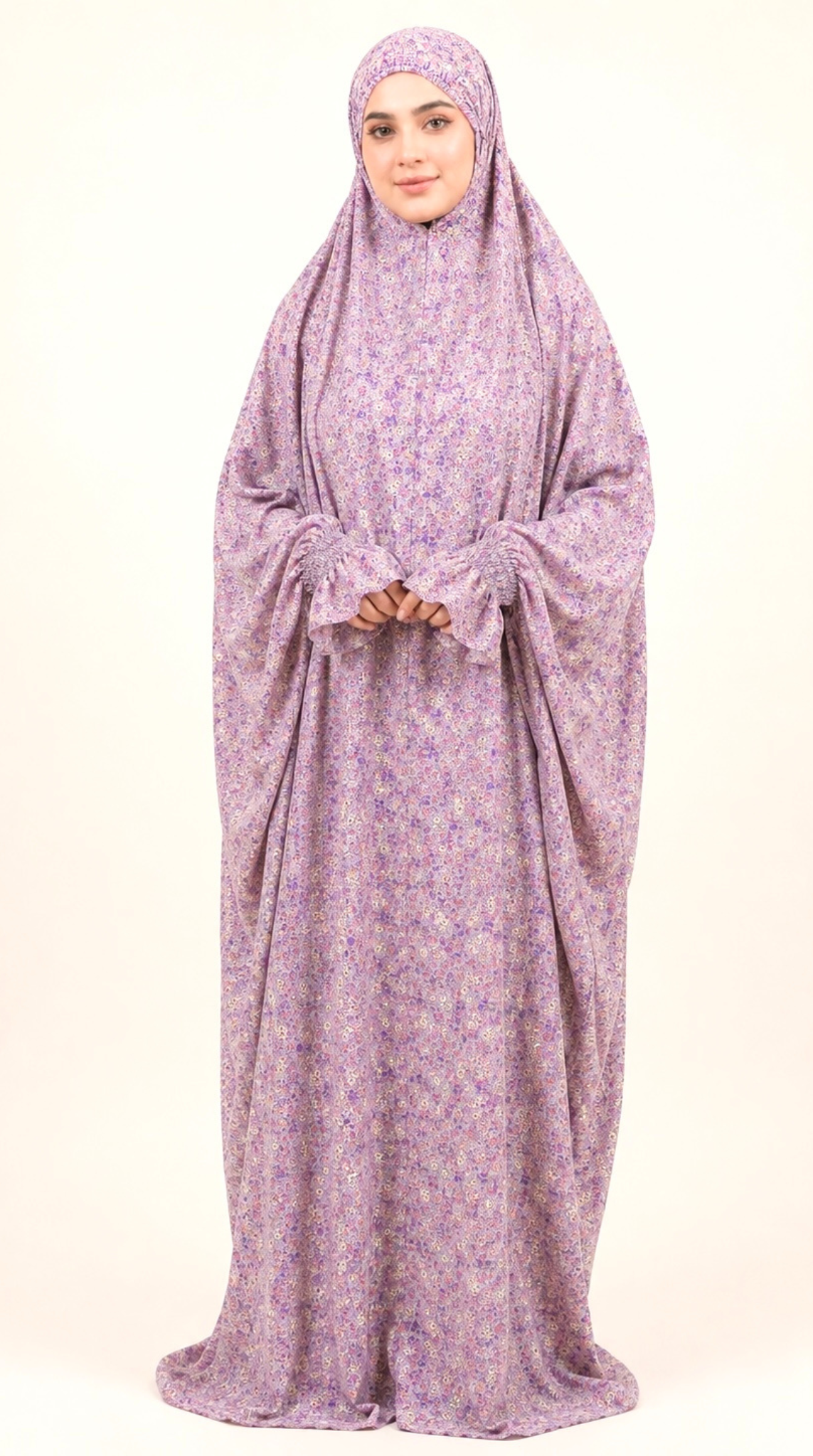 Premium Full Length Namaz Chadar With Sleeves (Imported Fabric)