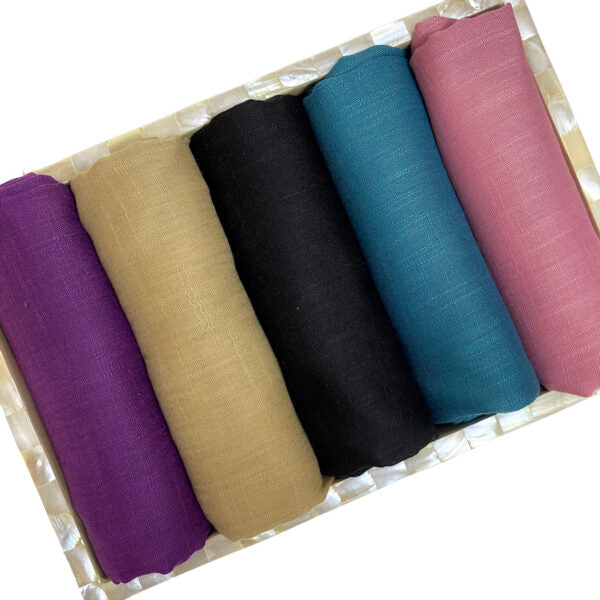 “Tropical Flash” Premium Turkish (Regular Width) Hijab Bundle