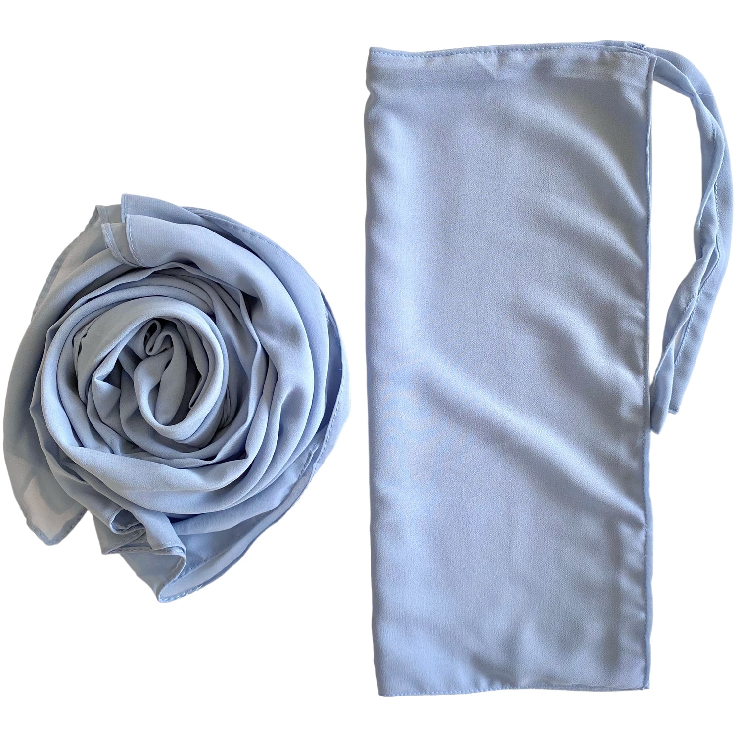Matching Hijab & Niqab Sets - Frost Blue