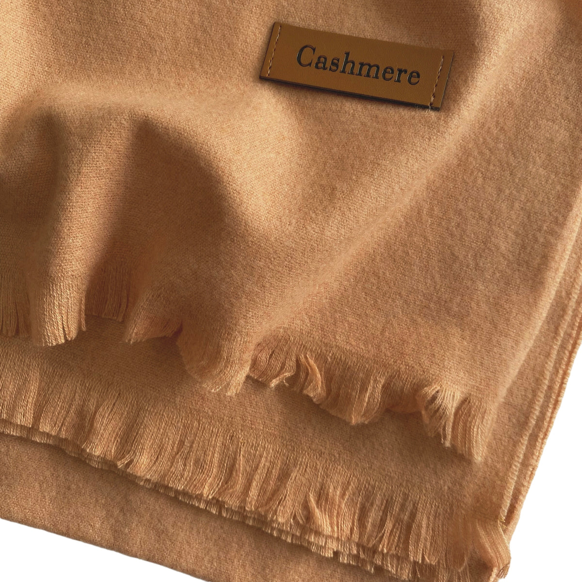 Plain Woolen Cashmere - Almond