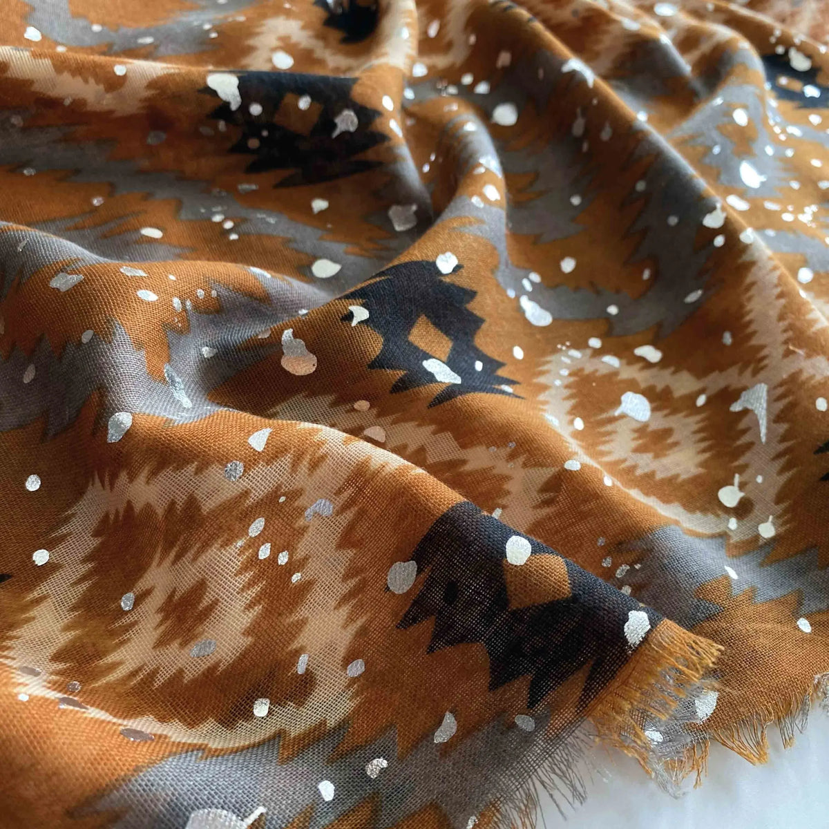 Clover – Rust, Charcoal – The Stole Shop