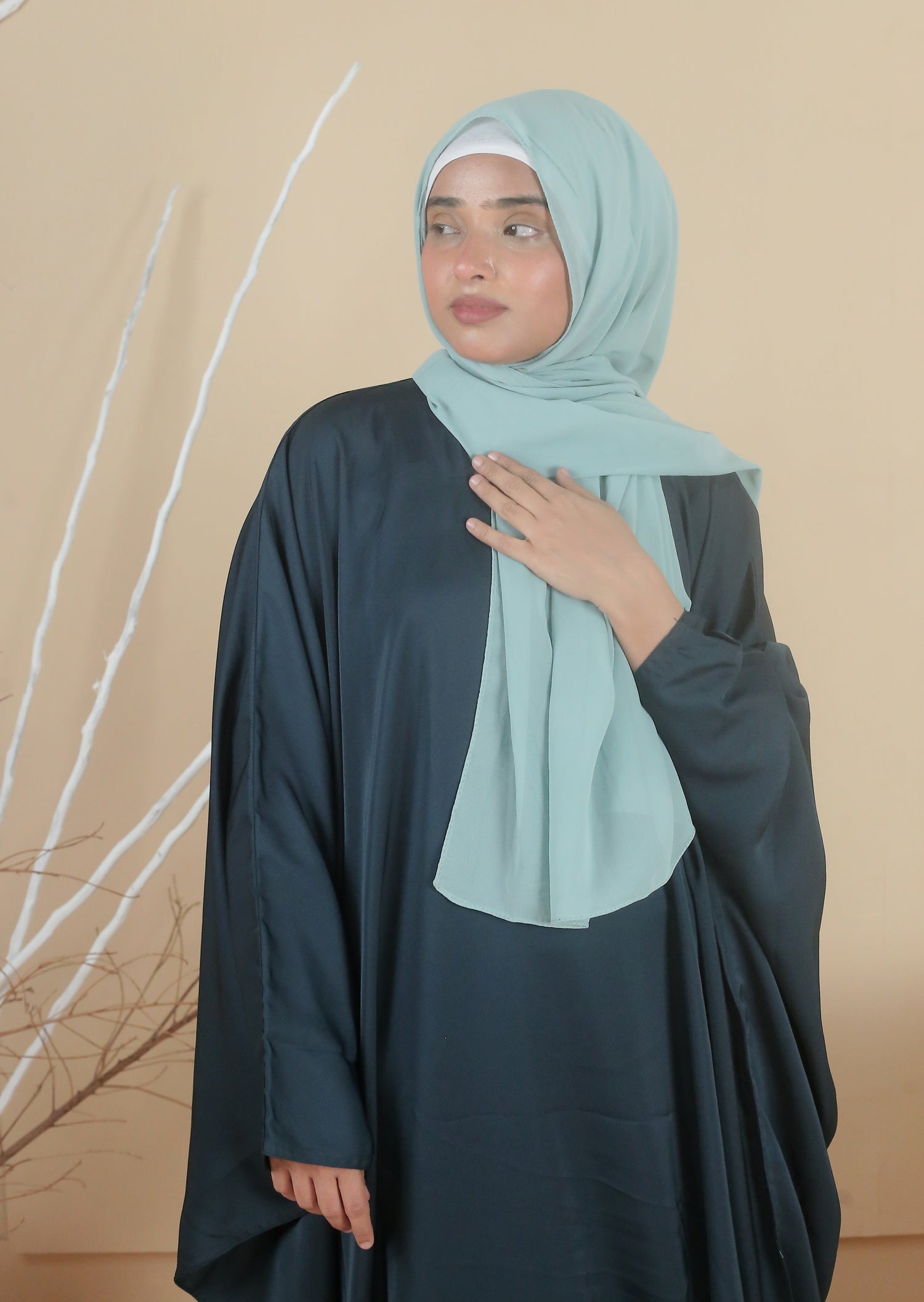 Flair Abaya - Peacock