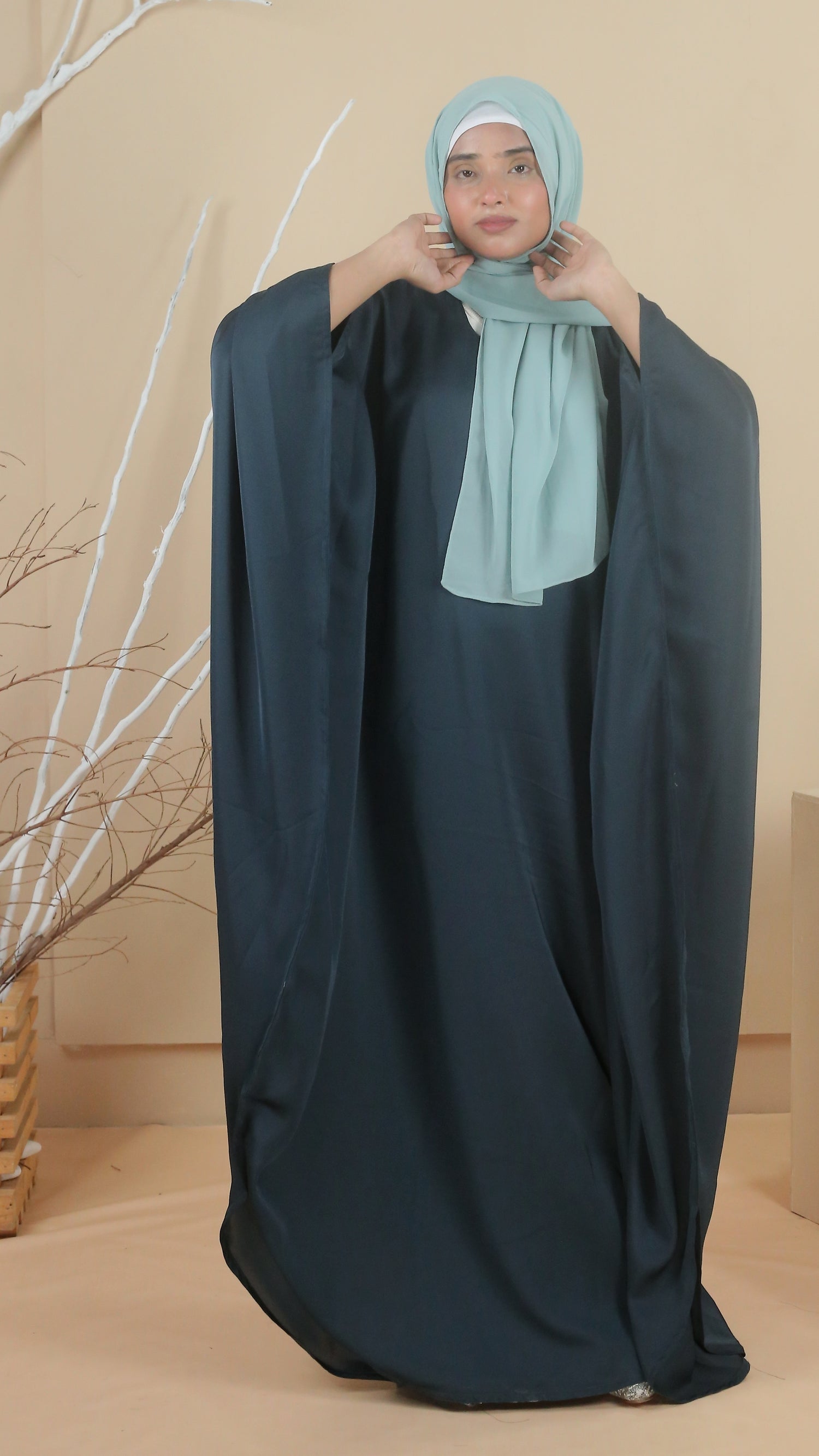 Flair Abaya - Peacock