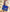 WILDFLOWER TOTE BAG - ROYAL BLUE