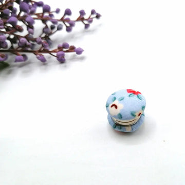 Magnetic Floral Pins – Baby Blue