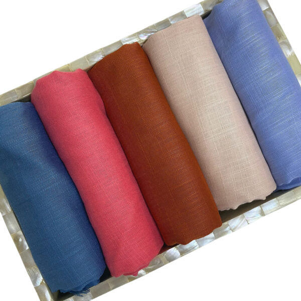 “Subtle Blush” Premium Turkish (Regular Width) Hijab Bundle
