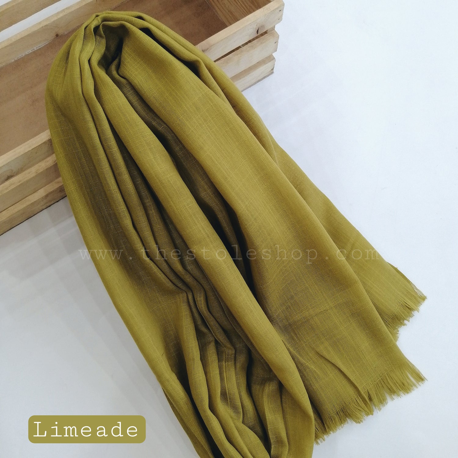 Premium Turkish – Slub Textured (Regular Width) – Limeade