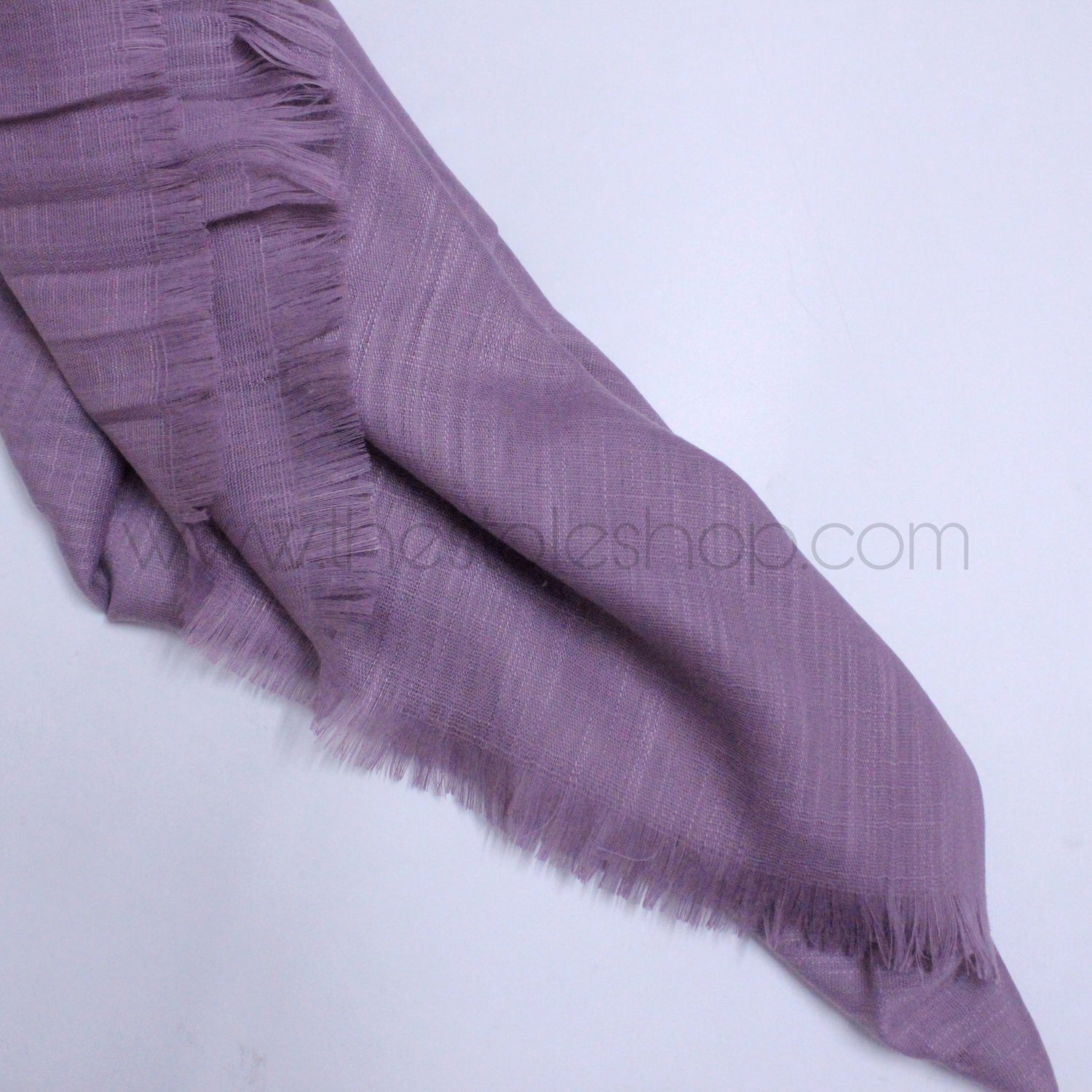 Premium Turkish – Slub Textured (Regular Width) – Mauve