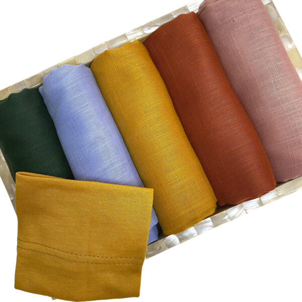 “Aurora Glow” Premium Turkish (Regular Width) Hijab Bundle