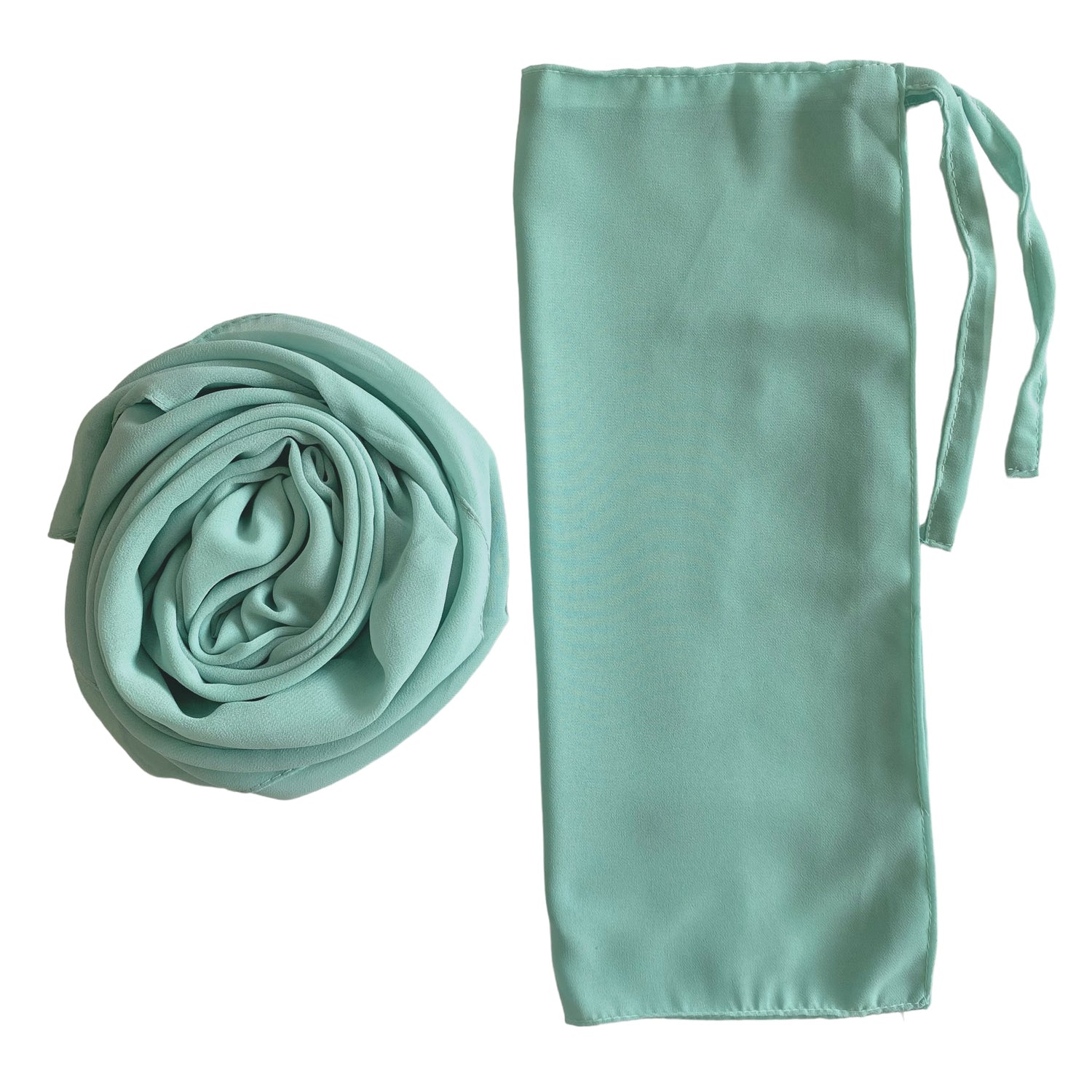 Matching Hijab & Niqab Sets - Pastel Green