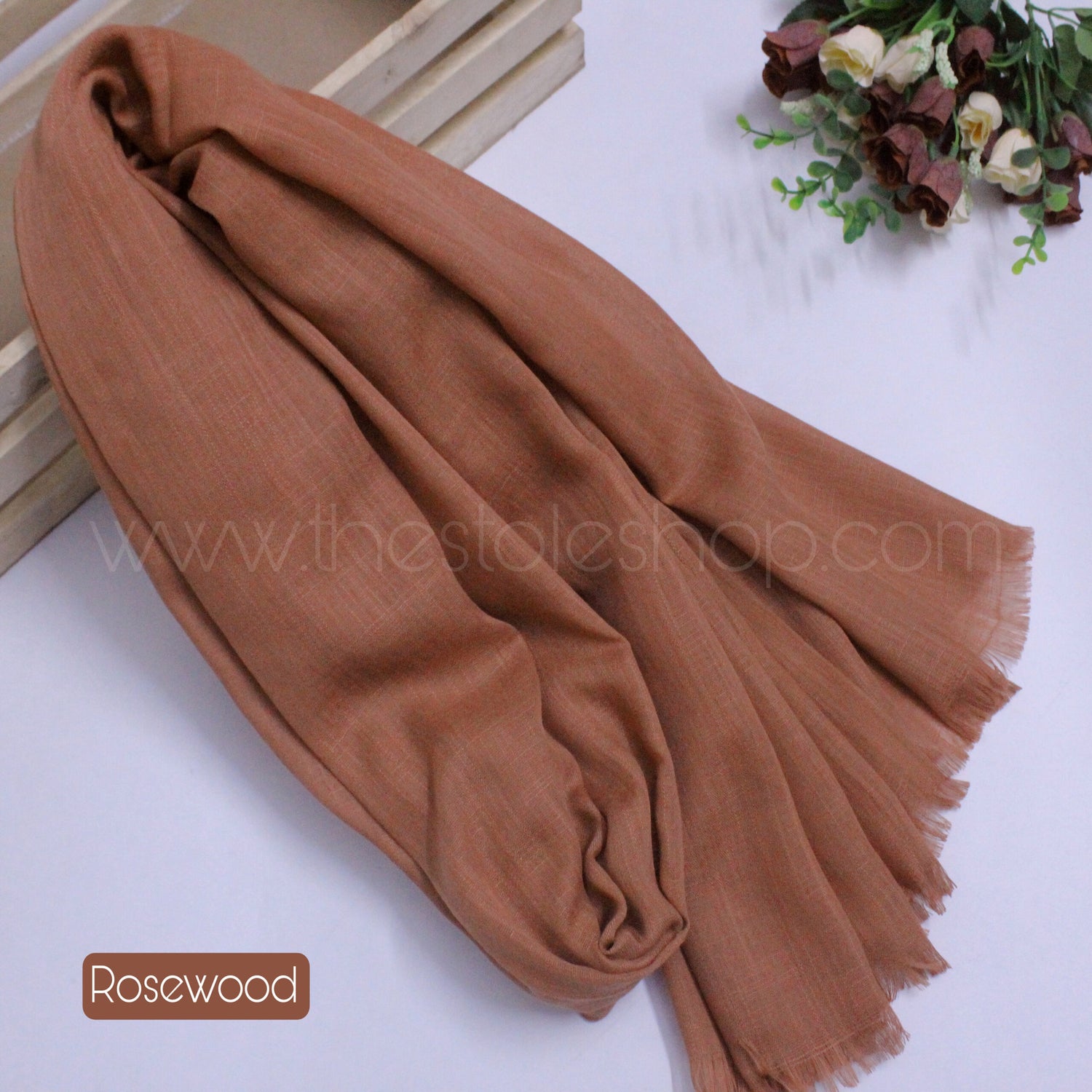 Premium Turkish – Slub Textured (Wider Width) – Rosewood