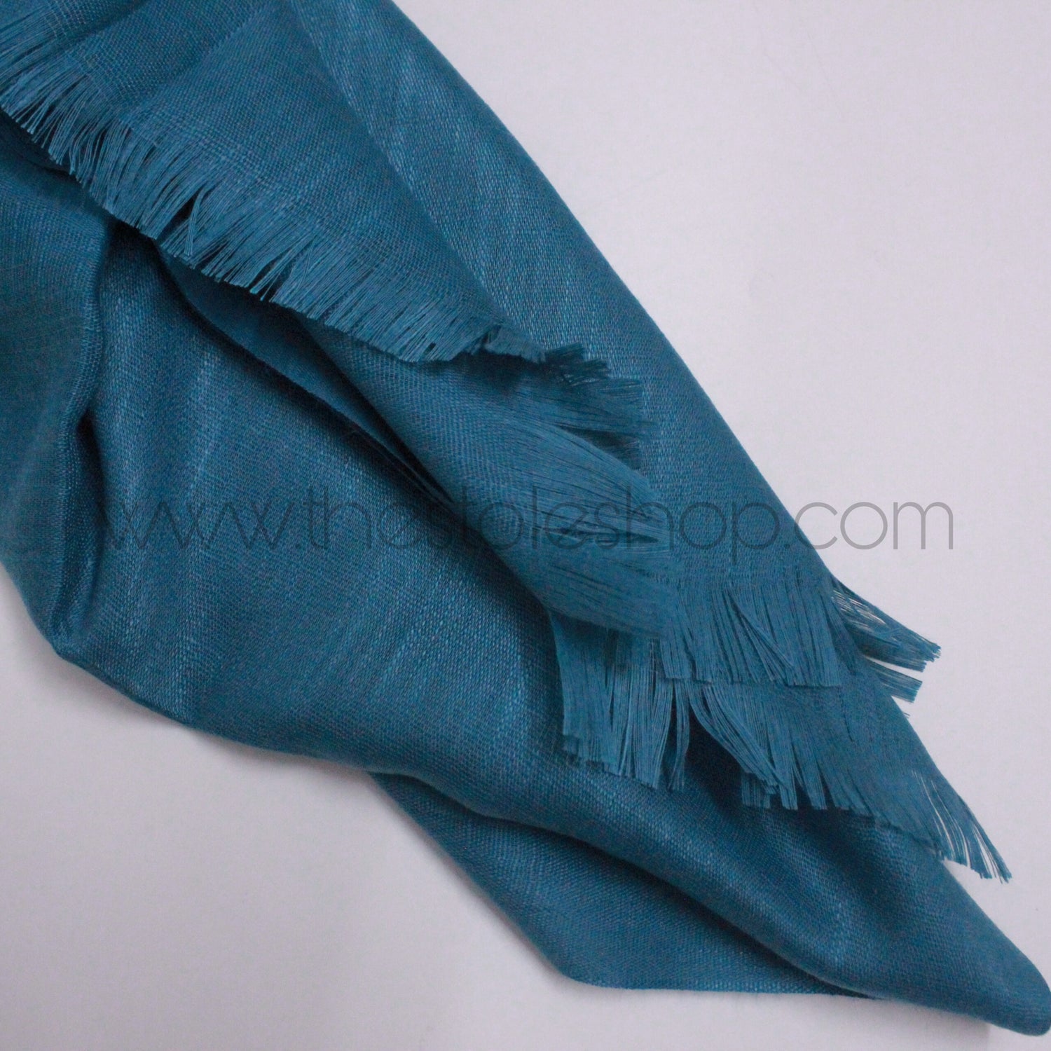 Premium Turkish – Slub Textured (Wider Width) – Peacock