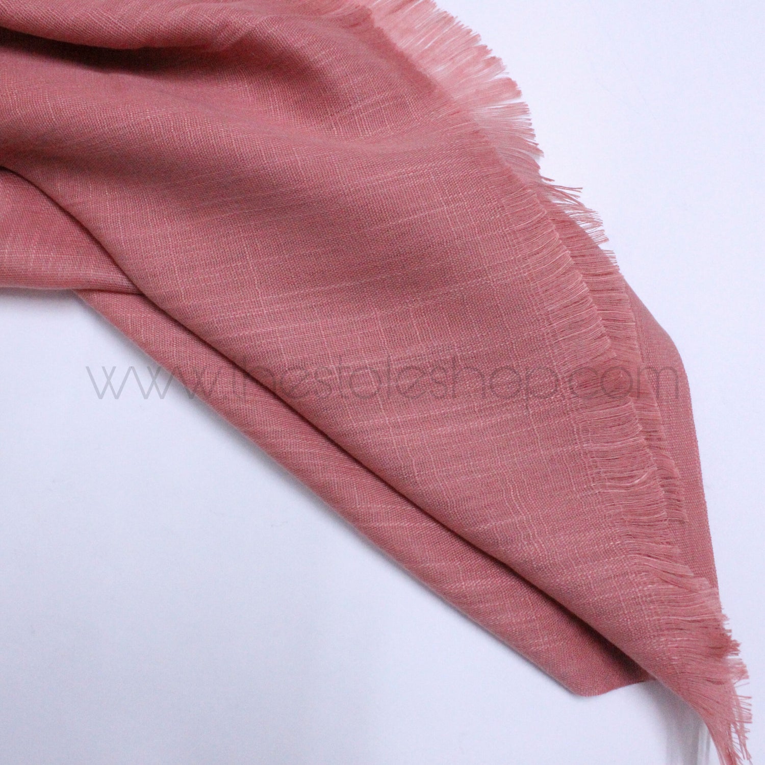 Premium Turkish – Slub Textured (Wider Width) – Ballerina Pink