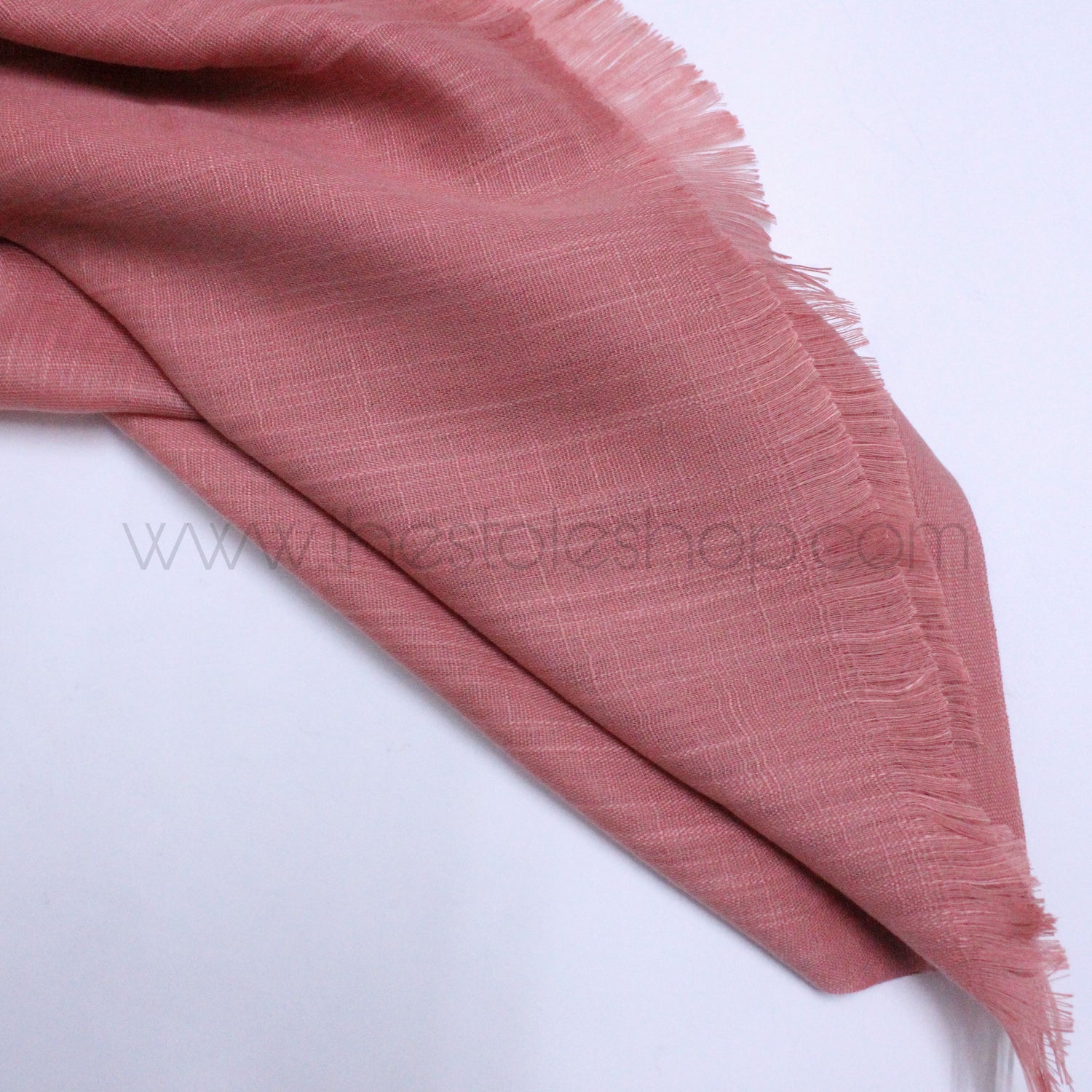 Premium Turkish – Slub Textured (Regular Width) – Ballerina Pink