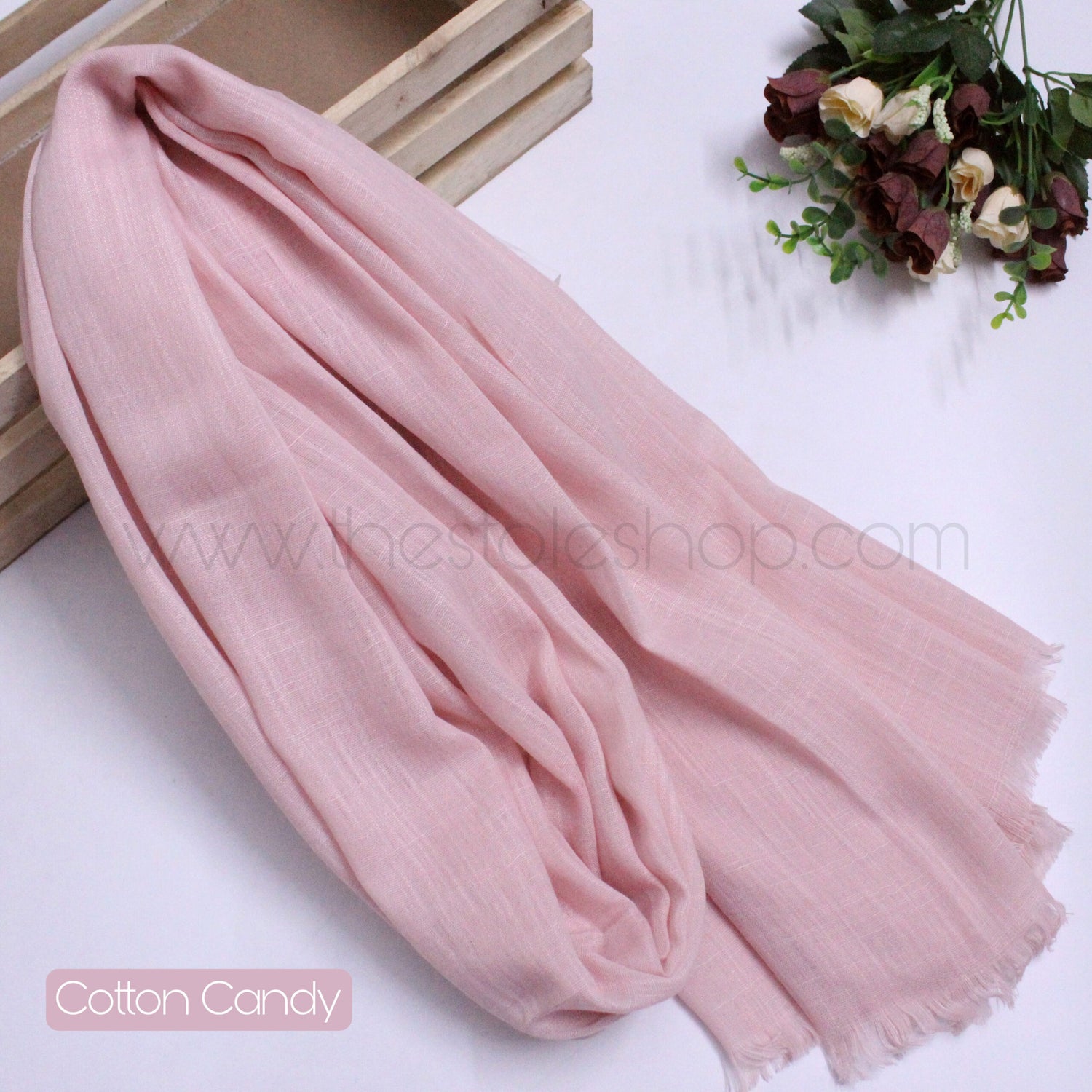 Premium Turkish – Slub Textured (Wider Width) – Cotton Candy