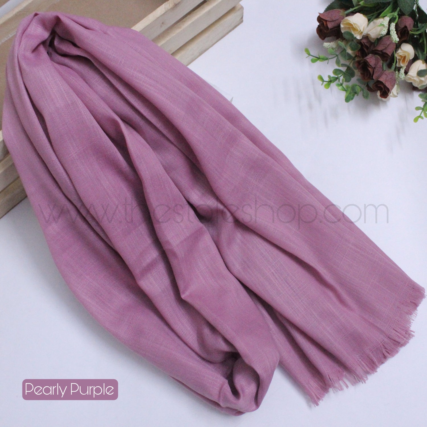 Premium Turkish – Slub Textured (Wider Width) – Pearly Purple