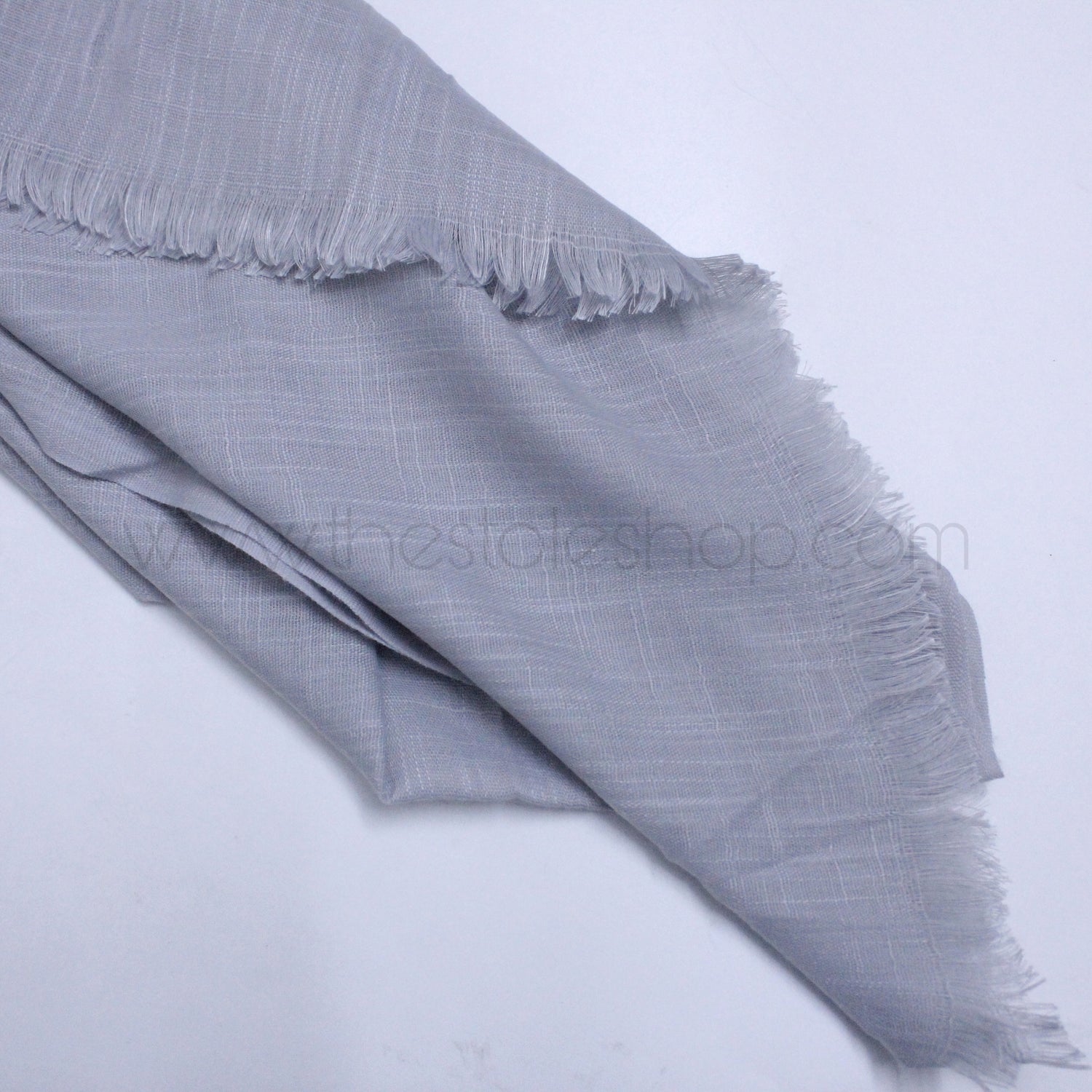 Premium Turkish – Slub Textured (Regular Width) – Dolphin Grey