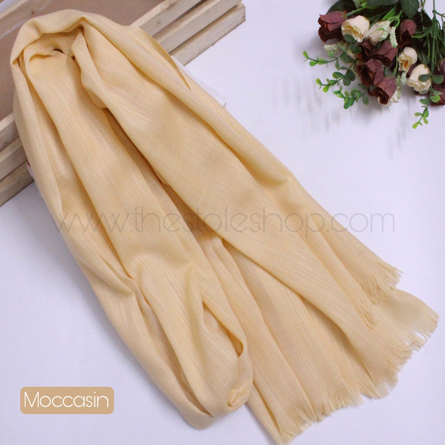 Premium Turkish – Slub Textured (Wider Width) – Mocassin