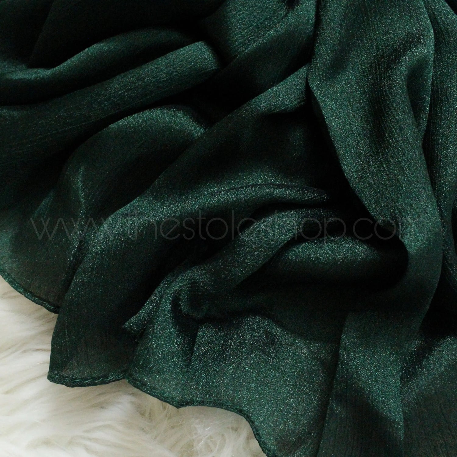 Metallics Crinkle Silk Hijab – Sherwood