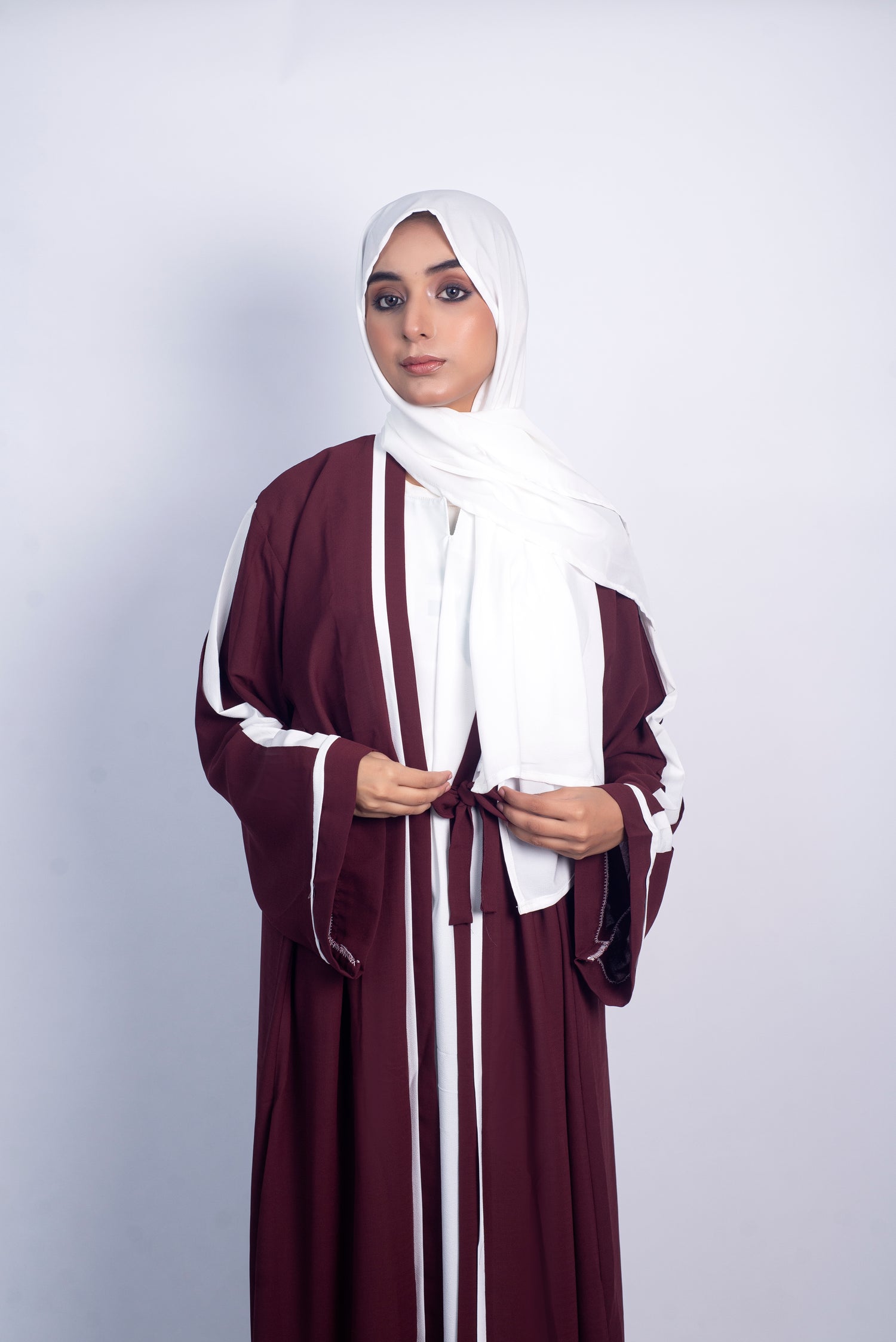 Aura Abaya - Maroon