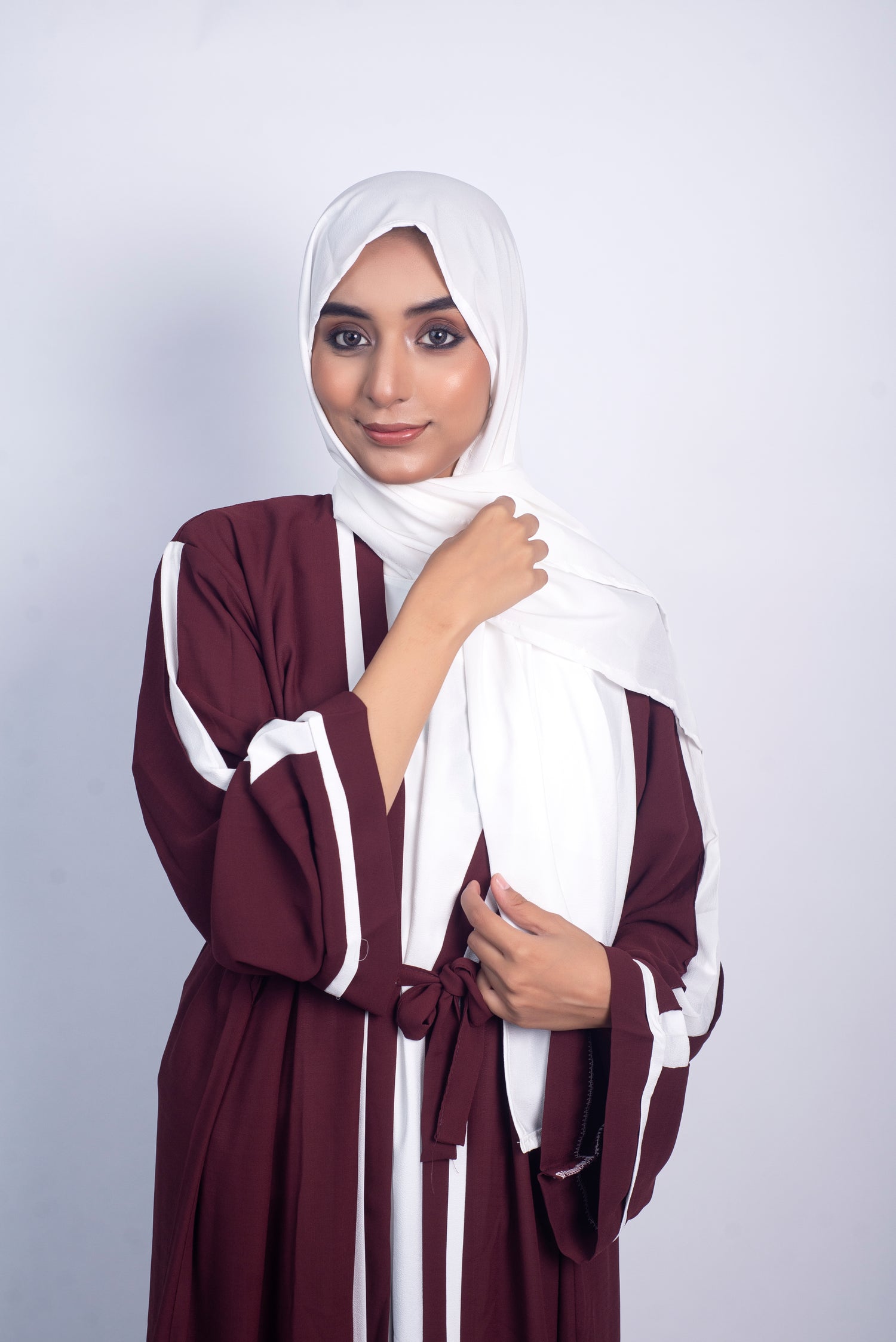 Aura Abaya - Maroon