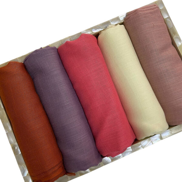 “Blushing Petal” Premium Turkish (Regular Width) Hijab Bundle