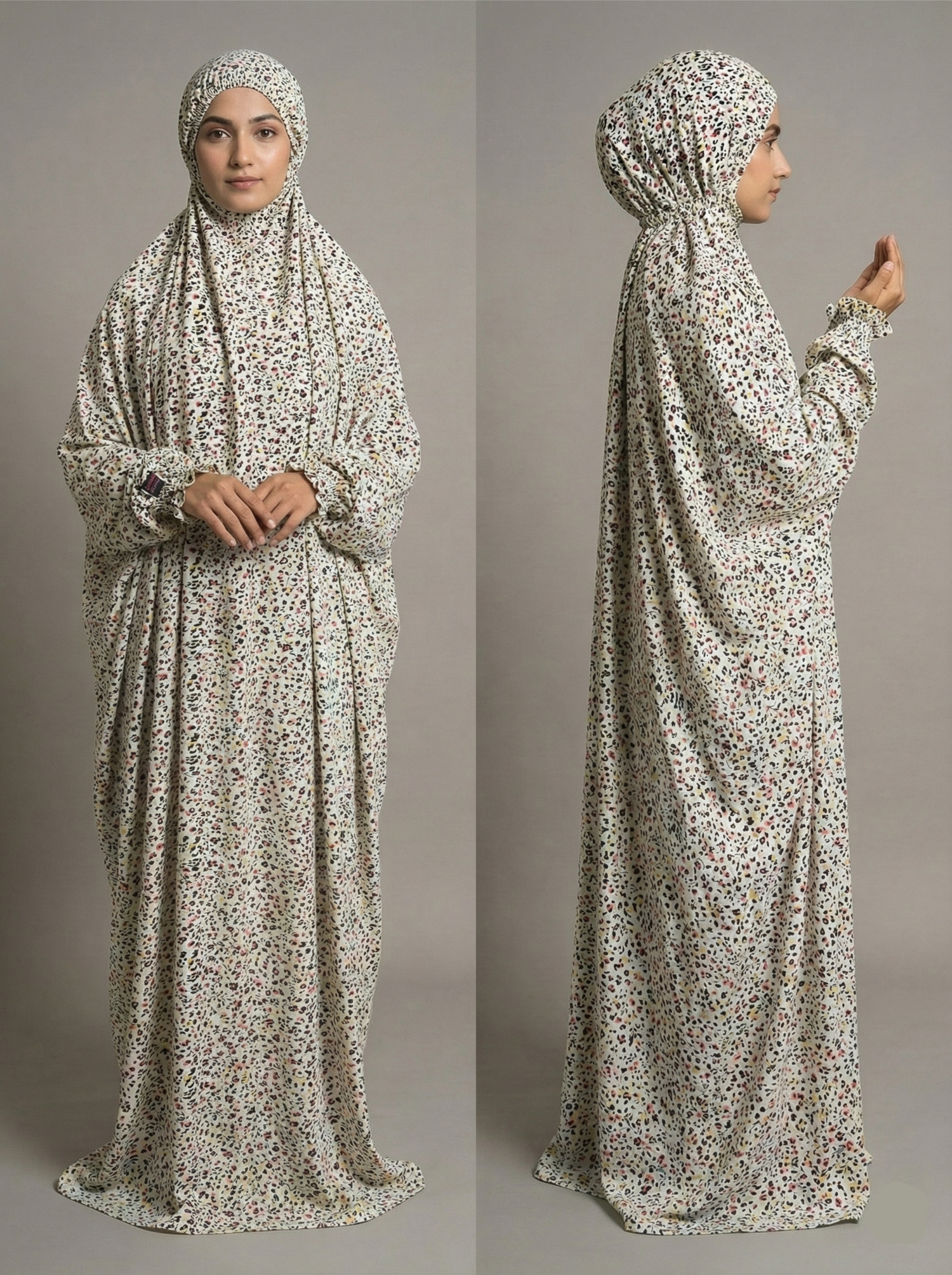 Premium Full Length Namaz Chadar With Sleeves (Imported Fabric)