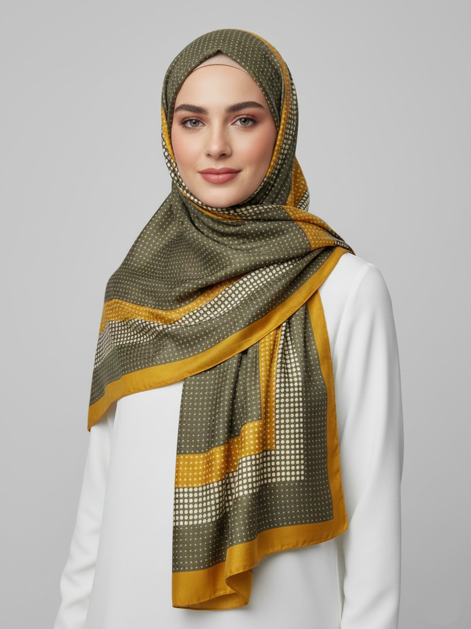 Dotrix Fall Prints - Olive