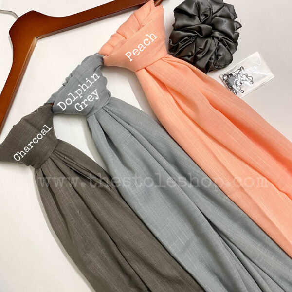 “Jadeite” Premium Turkish (Regular Width) Hijab Bundle of 3