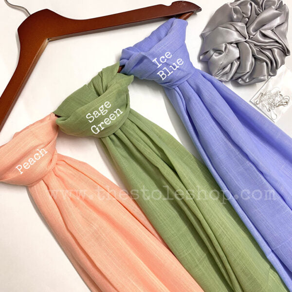 “Emerald” Premium Turkish (Regular Width) Hijab Bundle of 3