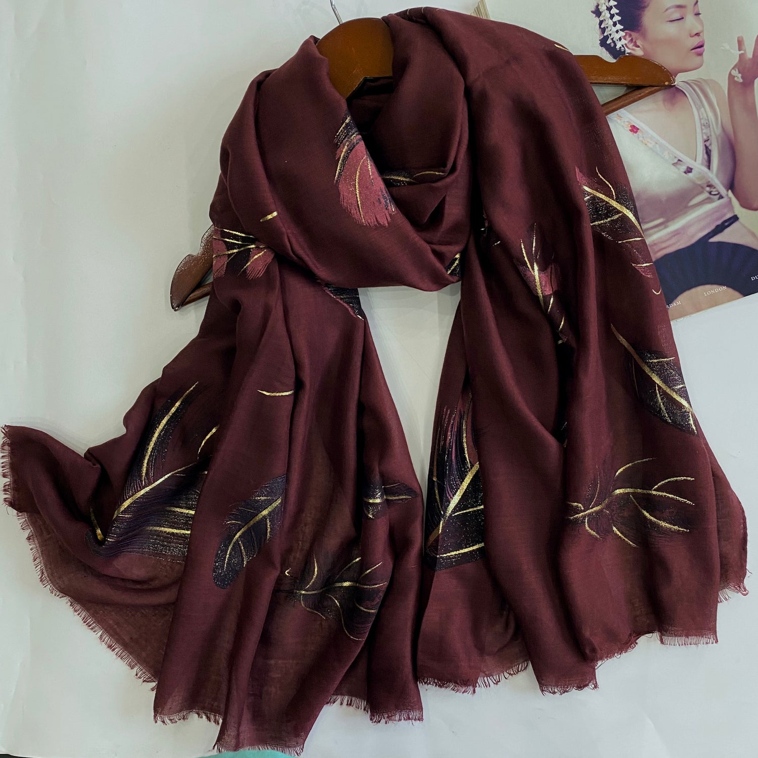 Plume – Deep Maroon