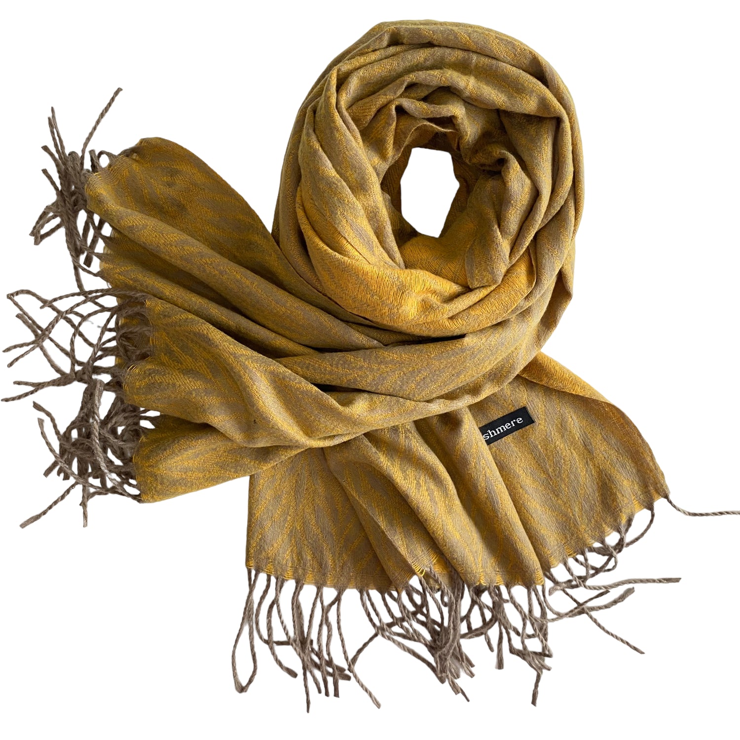 Orchard Woolen Hijab - Mustard