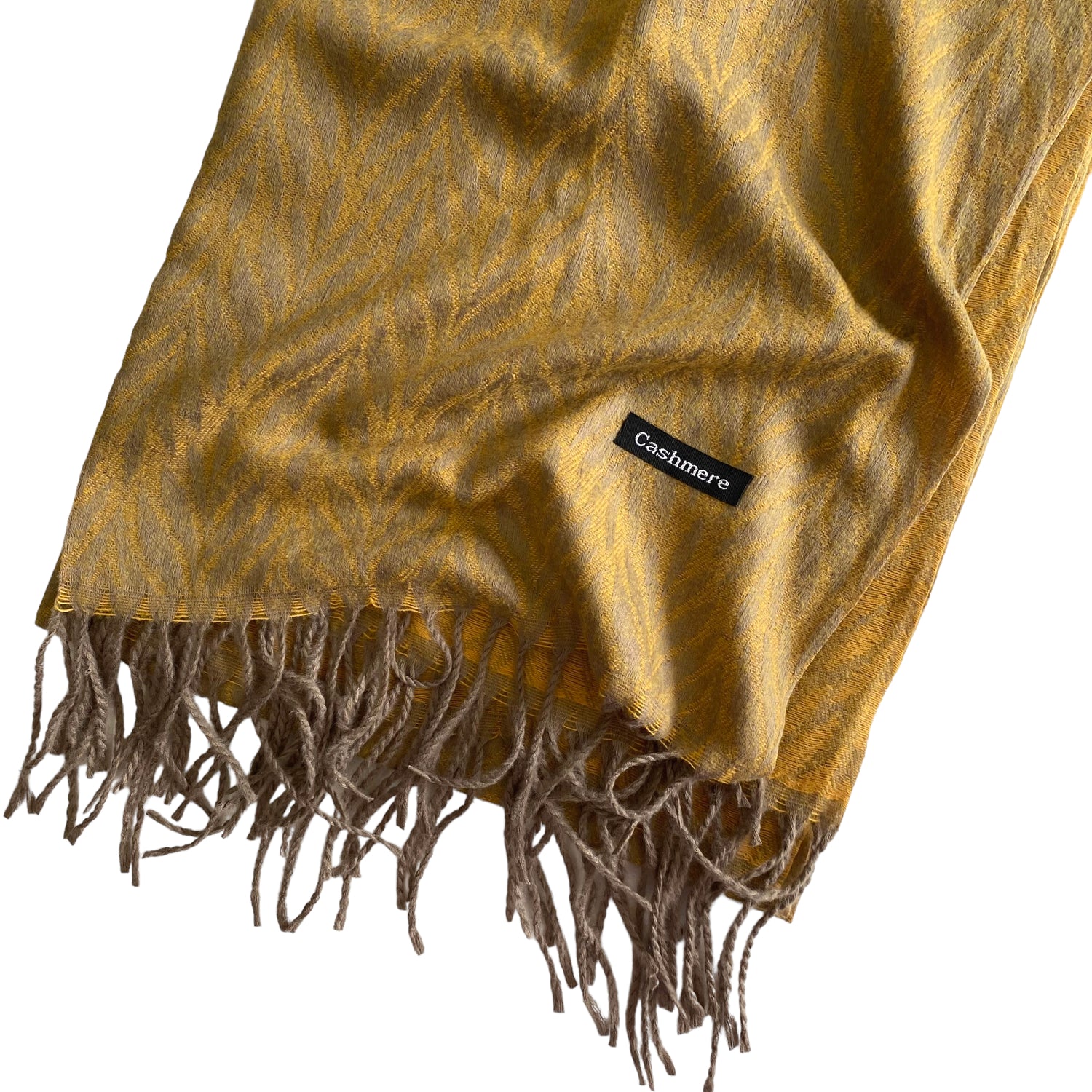 Orchard Woolen Hijab - Mustard