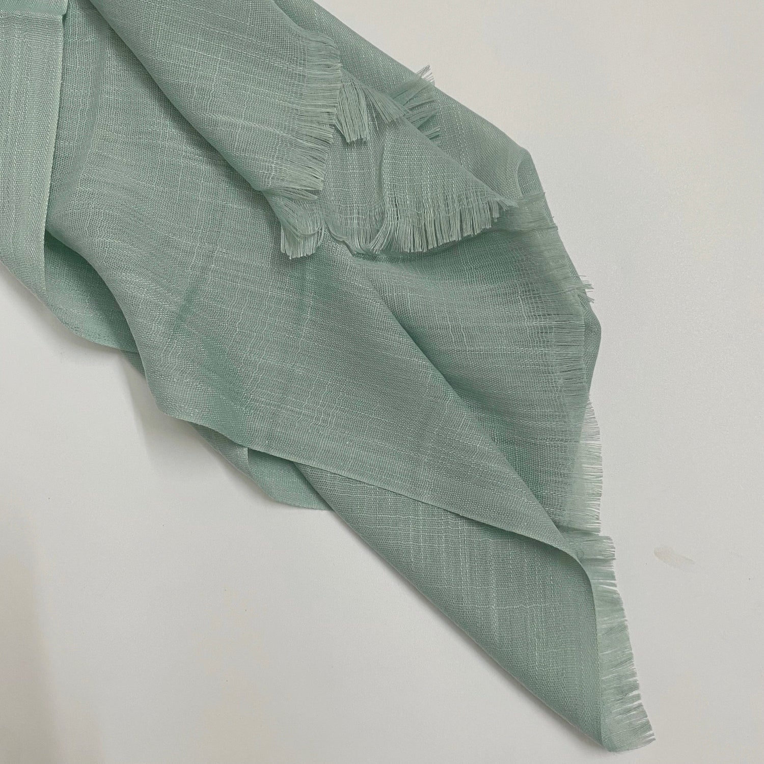 Premium Turkish – Slub Textured (Regular Width) – Sea Green