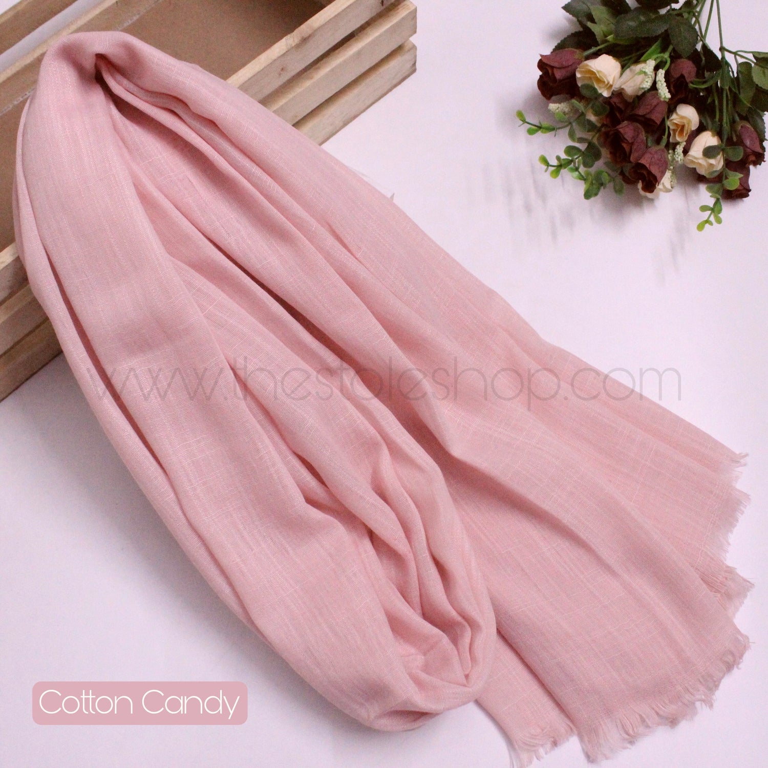 Premium Turkish – Slub Textured (Regular Width) – Cotton Candy
