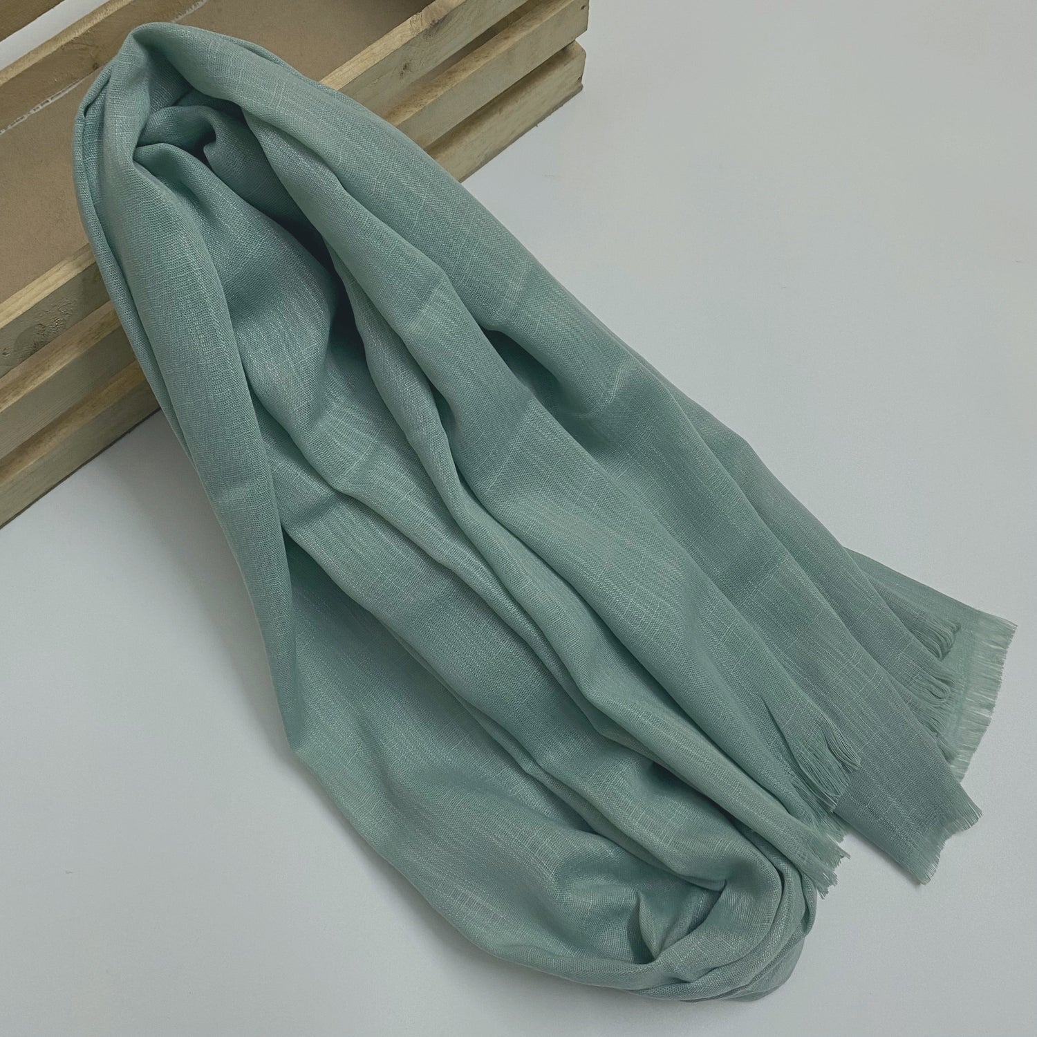 Premium Turkish – Slub Textured (Regular Width) – Ocean Green