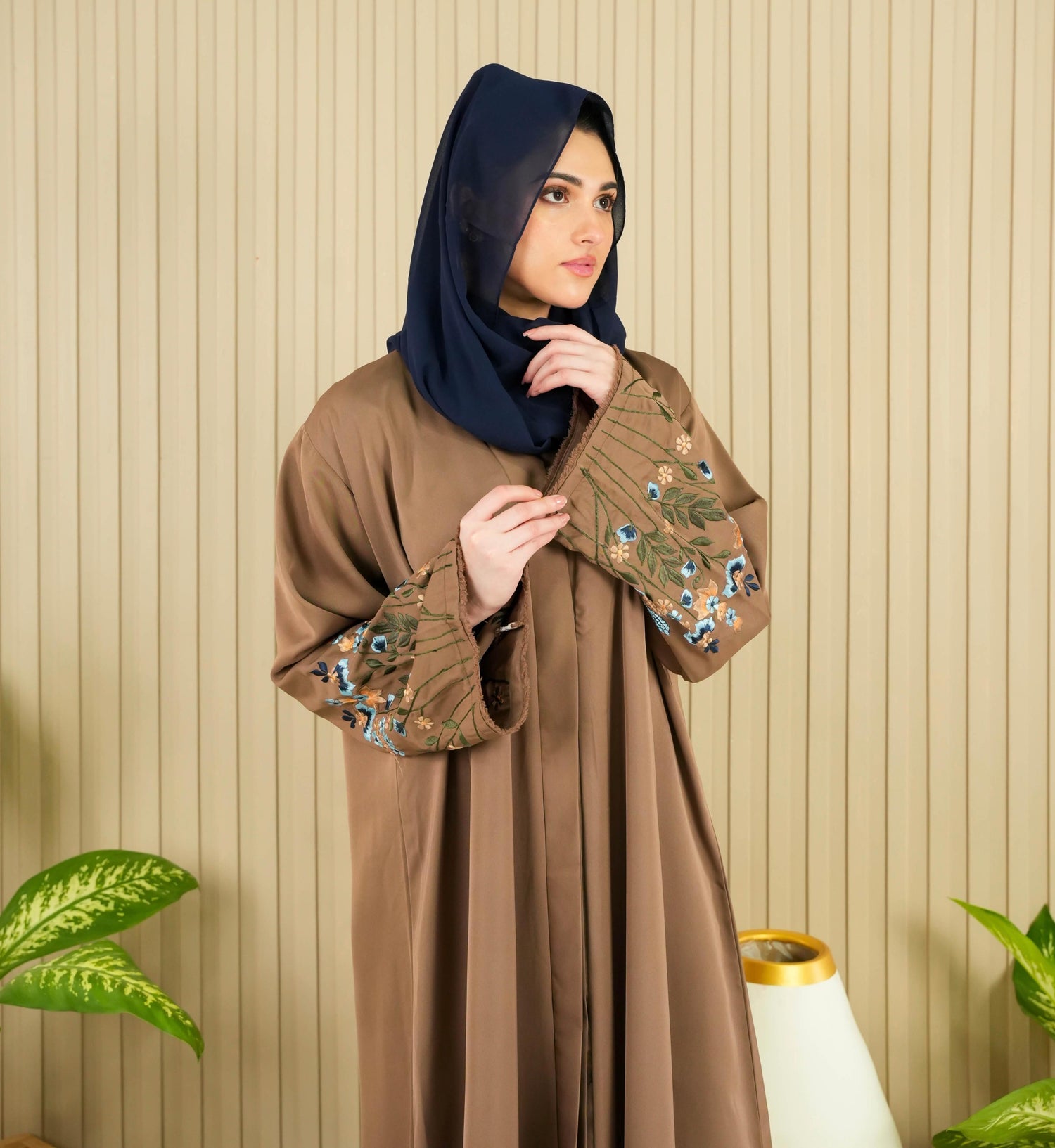 Florina Signature Abaya - Camel