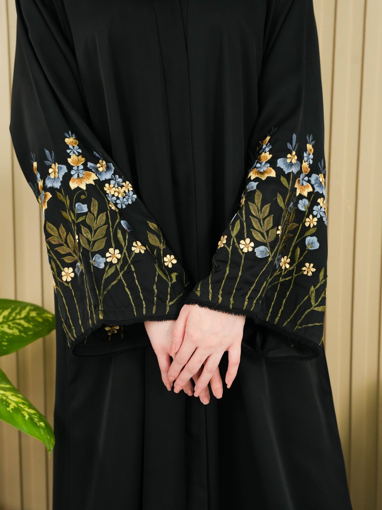 Florina Signature Abaya - Black (With Free Delivery)