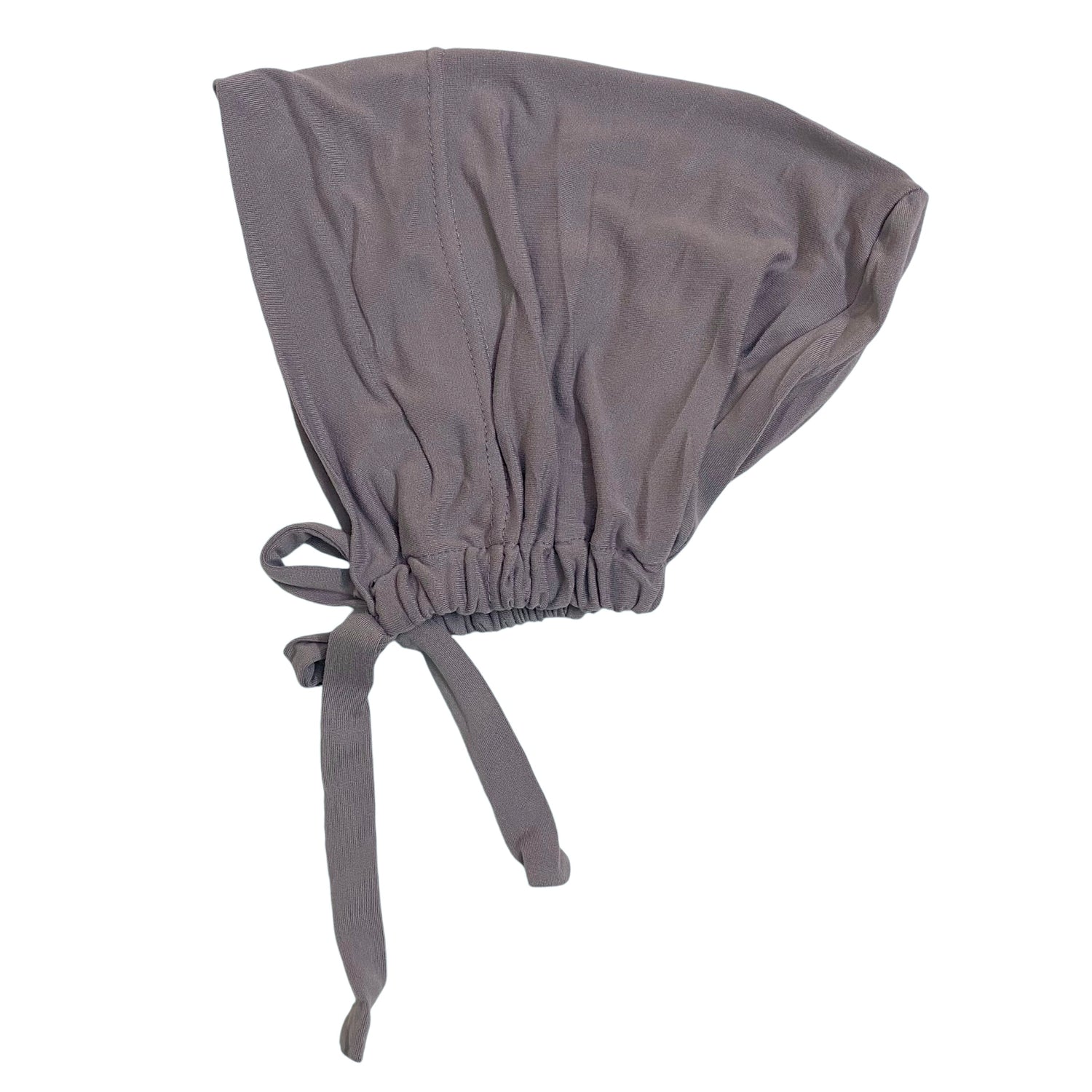 Imported Tie back Full Covered Hijab Cap – Lilac Grey
