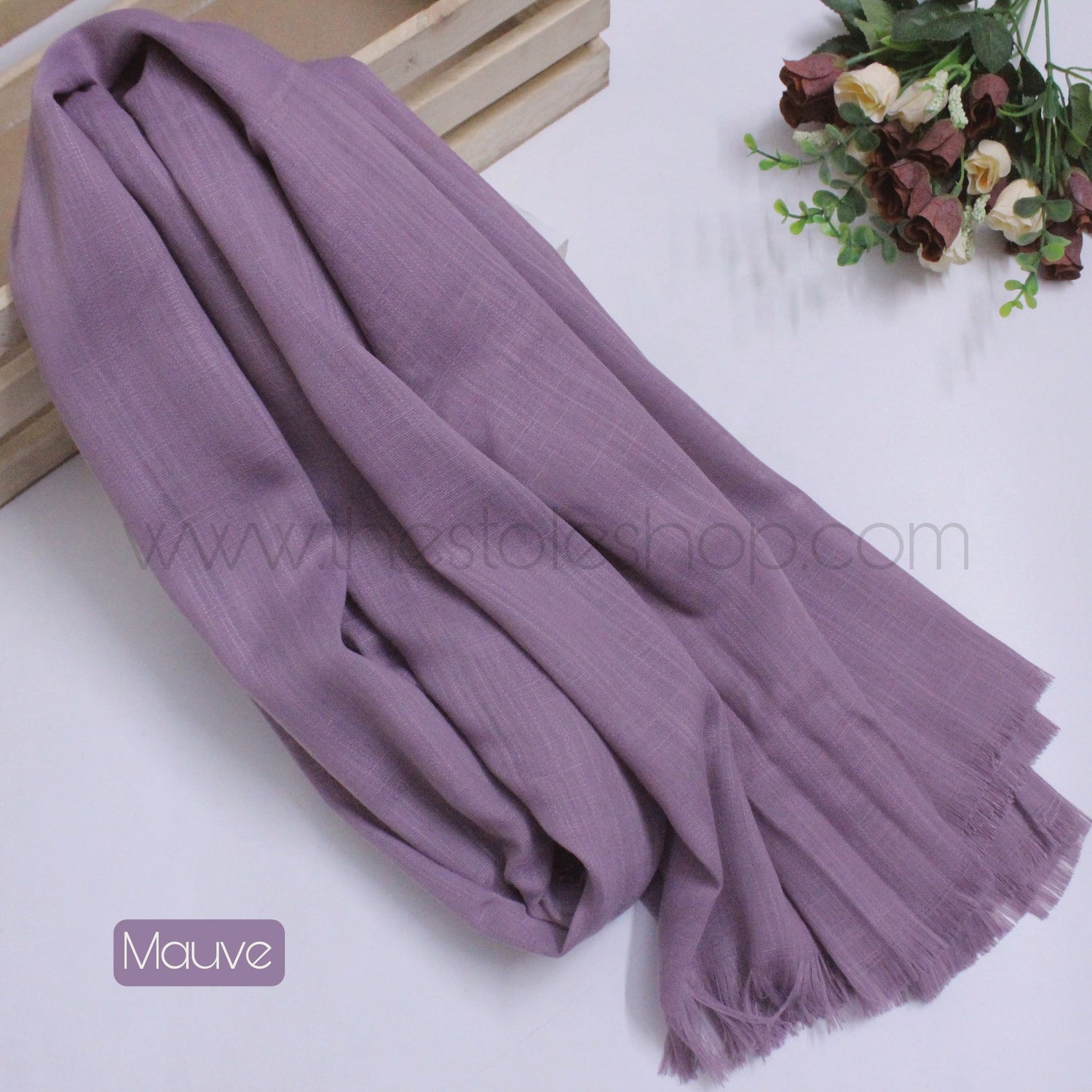 Premium Turkish – Slub Textured (Wider Width) – Mauve